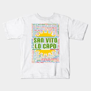 Wordart: San Vito Lo Capo Kids T-Shirt